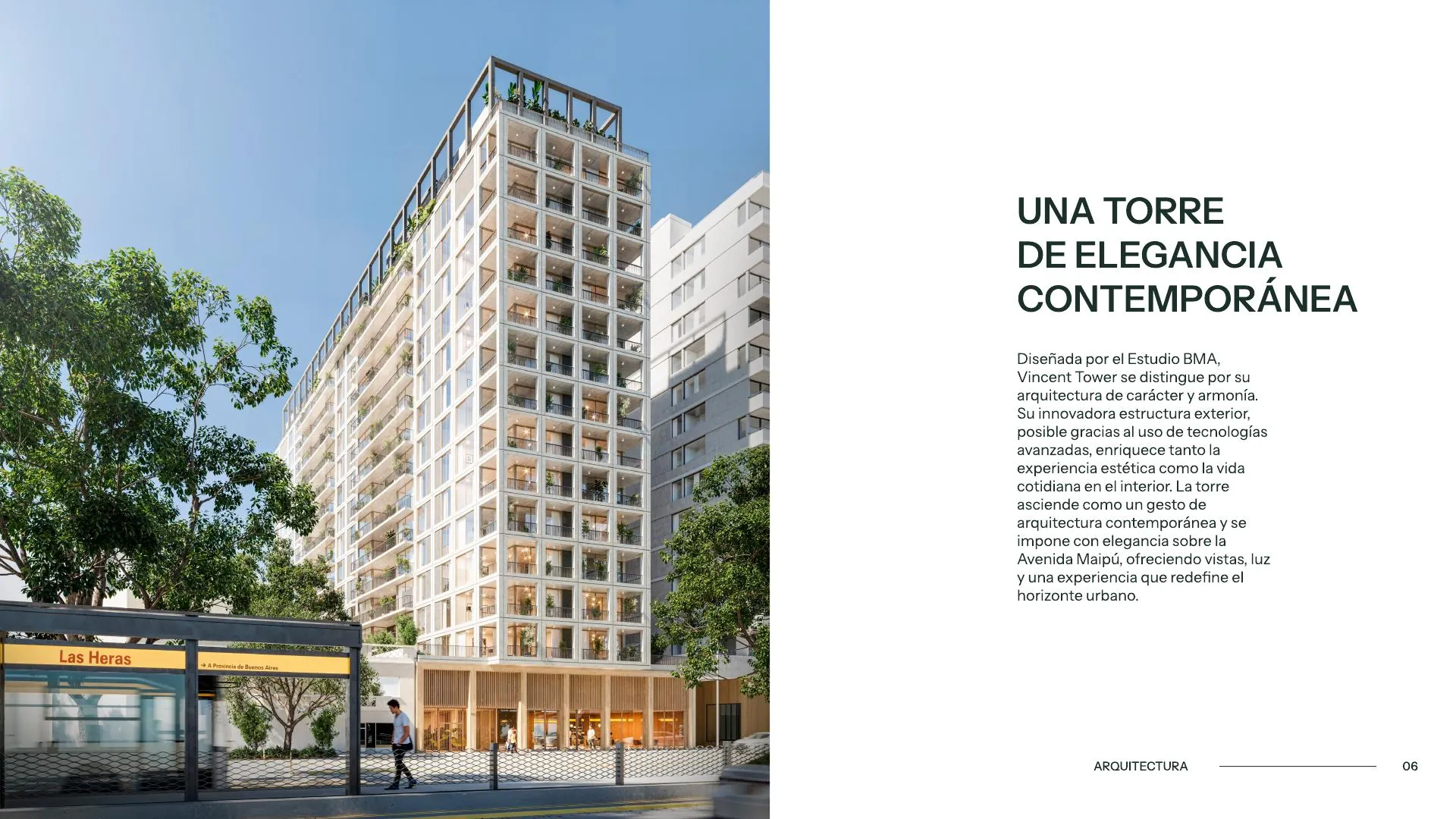 Vincent — una torre de elegancia contemporánea
